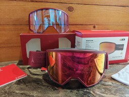 UNI LYŽIARSKE OKULIARE ATOMIC FOUR Q HD DARK RED L